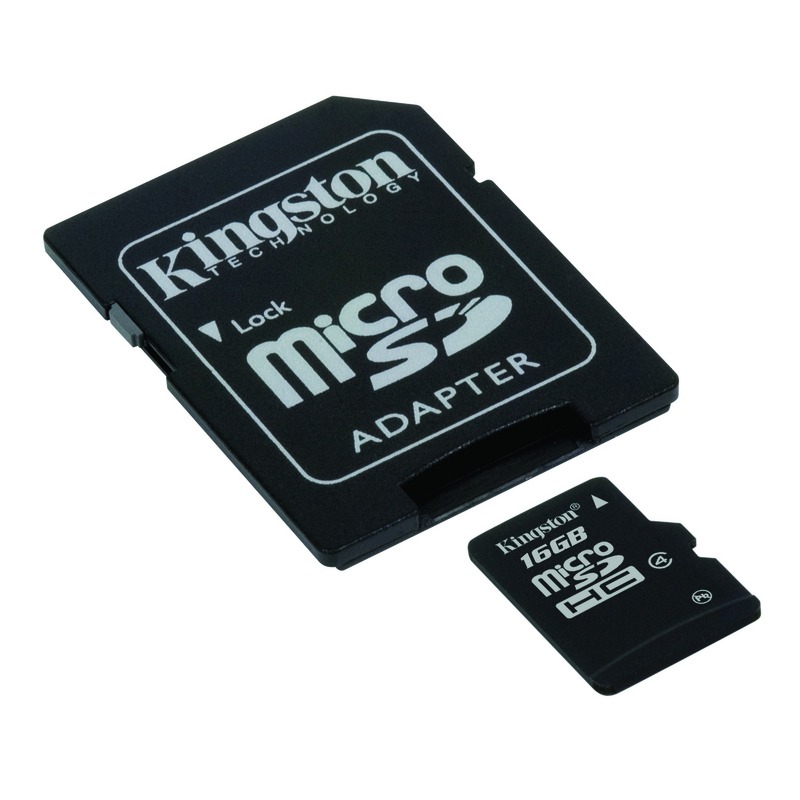 Carte Mémoire Micro SD - 16 Go - Noir